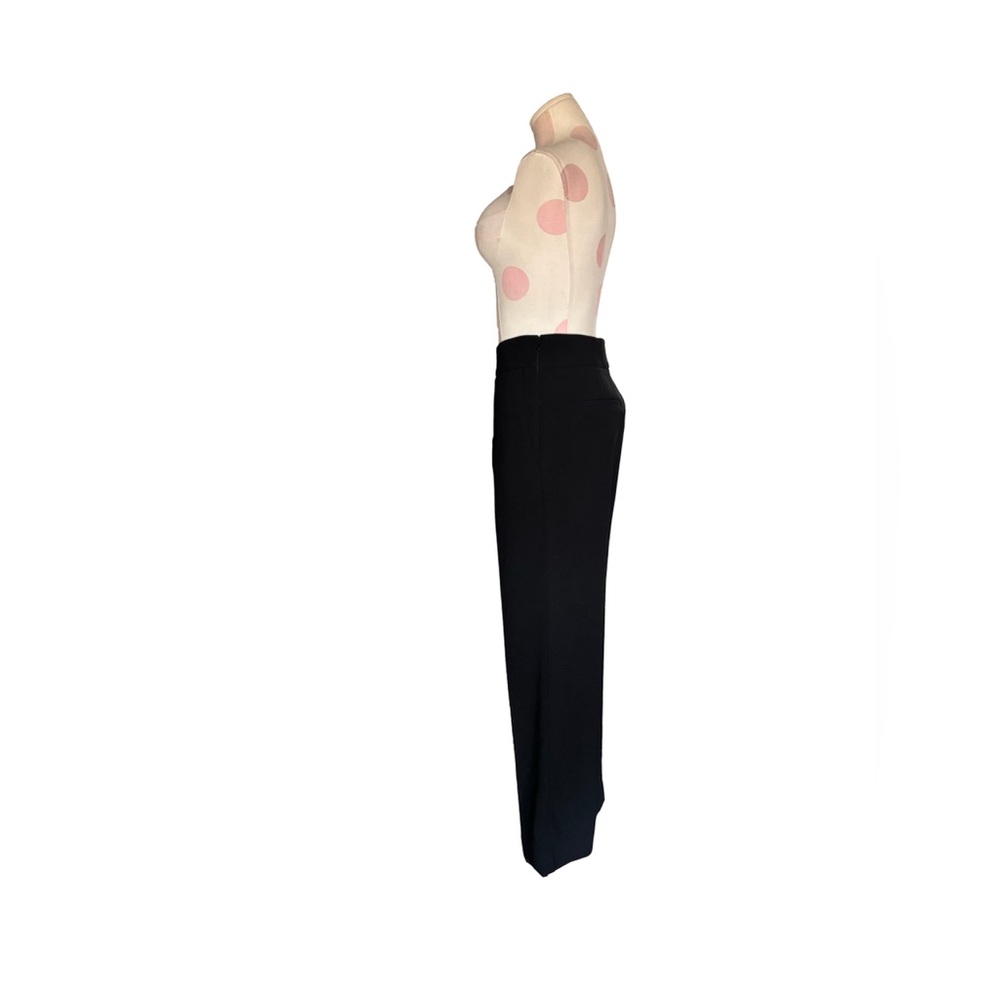 Polished Minimalist Wide Leg Trousers – Black – 6 - Picture 4 of 7